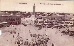 Marrakech Place Djaman El Fna Et La Koutoubia ( Très Animée Marché , Réunion... - Marrakech