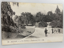 CPA - 59 - ROUBAIX - Le Parc Barbieux - Animée - LL N° 59 - Roubaix