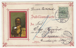 Germany 1898 Jubiläumskarte Posted 1898 To Dessau B220425 - Covers & Documents