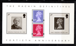 UK, GB, Great Britain, MNH, 2007, Definitives, 40th Anniversary - Ungebraucht