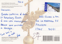 NORVEGIA / ITALIA - Card _ Cartolina - Valore Isolato - Storia Postale