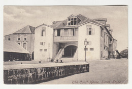 The Court House, Sierra Leone Old Postcard Posted 1908 To Italy B220425 - Sierra Leone