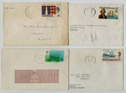 ILES SALOMON - Ensemble De 4 Lettres Affranchies - UNESCO / BATEAUX / LA PEROUSE / O.N.U. - Salomonseilanden (...-1978)
