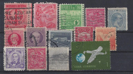 CUBA - LOT TIMBRES OBLITERES - Collections, Lots & Series