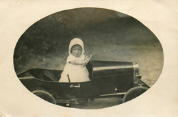 Jeu & Jouet Ancien * Carte Photo * Enfant Et Voiture à Pédales Ancienne * Modèle Type Marque ? * Jeux Jouets Enfants - Jeux Et Jouets