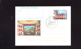 ITALIA - Cartolina Intero Postale - FDC 1998 - FANO - TEATRO DELLA FORTUNA - Interi Postali