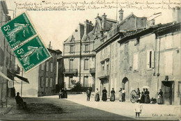 Ferrals Des Corbières * La Place Du Village * Villageois * Charron - Sonstige & Ohne Zuordnung