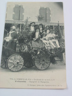 Nr. 136 Cpa/Ak  Ville De Lembeye Cavalcade Du 29 Mars 1908 Voiturette Espagnols Et Espagnoles Post. Gel. Schwarz/weiß - Lembeye