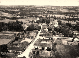 Castillonnès Cahuzac * Vue Générale Aérienne Du Village * La Rue Principale - Autres & Non Classés