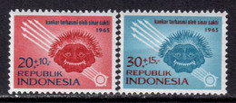 Indonesia 1965 Mi# 488-489 ** MNH - Fight Against Cancer - Indonesia