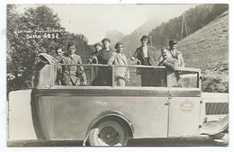 38 - GRANDE-CHARTREUSE - "Grand Garage Central Grenoble" - CARTE-PHOTO 1932 - Altri Comuni