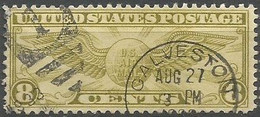 USA Airpost Air Mail 1931-32 Winged Globe C.8 SC.# C17 - VFU - 1a. 1918-1940 Usados