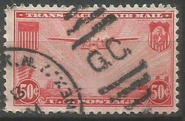 USA Airpost Air Mail 1937 "China Clipper"  Trans-Pacific Issue Date Omitted C.50 SC.# C22 - Good Used - 1a. 1918-1940 Usati
