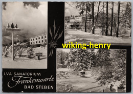 Bad Steben - S/w LVA Sanatorium Frankenwarte 2 - Bad Steben