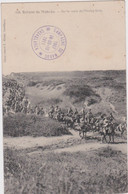 Ce - Cpa Retour De Meknès - Sur La Route De Moulay Idris (cachet Campagne Du Maroc 1911) - Meknes