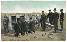 CPA MILITARIA  Artillerie A Vos Postes N°3718 - Autres & Non Classés