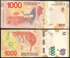Argentina Billete De $1000 Fauna Hornero 1v. - Argentinien