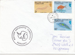 British Antarctic Territory (BAT) 1989 Cover Ca Faraday  Ca Faraday 29 MR 89 (BAT315A) - Covers & Documents