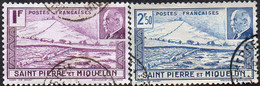 Saint Pierre Et Miquelon Obl.  N° 210 Et 211 - Maréchal Pétain - Oblitérés