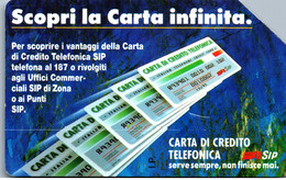 15011 - Italien - Scorpi La Carta Infinita , SIP - Öff. Diverse TK