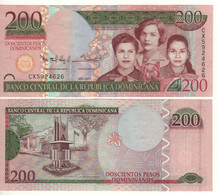 DOMINICAN   Rep.   200  Pesos Dominicanos P185   Dated 2013  (Mirabal Sister + Monument At Back) - Dominicaine