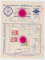 1948 LIEGE Rue Des Guillemins Ets HERCULA Automobile Garage - Automobilismo