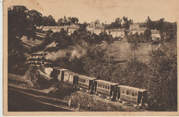 Gorron  53  Le Train De Passage Sur  La Colmont Et Vue Generale Du Pays - Gorron