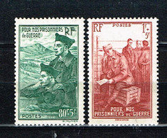 Frankreich 1941 ,  " Kriegsgefangenenhilfe " , Mi. 500 - 501  Postfrisch / MNH / Neuf - Neufs