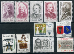 ICELAND 1979 Complete Issues MNH / **.  Michel 539-549 - Ungebraucht