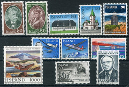 ICELAND 1978 Complete Issues Used.  Michel 528-38 - Gebruikt