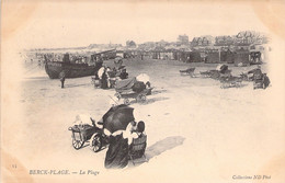 CPA Berck Plage - La Plage - Animé - Bateaux Et Landaus - Berck