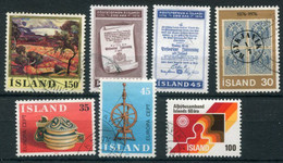 ICELAND 1976 Complete Issues  Used.  Michel 513-519 - Oblitérés