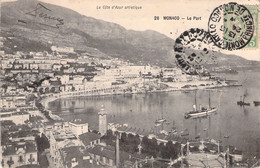 CPA Monaco - Le Port - Vue Panoramique - La Cote D'azur Artistique - Hafen