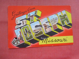 Greetings -  St Joseph - Missouri > St Joseph       Ref 5595 - St Joseph