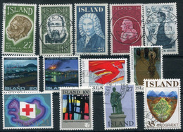 ICELAND 1975 Complete Issues  Used.  Michel 500-512 - Gebraucht