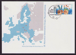 POLAND 2011 FDC / The Visegrad Group Formation, Cooperation, Europe Map, Palms Symbol - Lettres & Documents