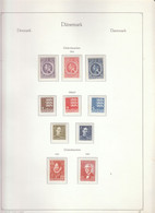 Dänemark ** Sammlung 1945-1979 Im KABE Falzlosalbum Katalog 580,00 € - Collezioni