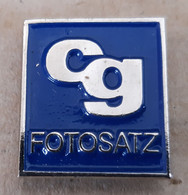 Fotosatz CG Photo Camera Foto Pin Badge - Photographie