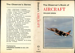 Observer's Book Of Aircraft 1977 William Green Illustrated 140 Aircrafts Avions Flugzeuge - Transportes