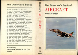 Observer's Book Of Aircraft 1977 William Green Illustrated 140 Aircrafts Avions Flugzeuge - Trasporti
