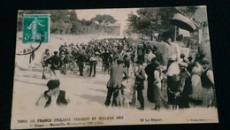 Carte Postale Tour De France Cycliste Peugeot Et Wolber 1910 - Ciclismo
