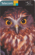 NEW ZEALAND(chip) - Owl, Morepork(147), 03/05, Used - Gufi E Civette