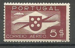 Portugal Correio Aereo Afinsa 6 Air Mail Stamp MNH / ** 1941 Helice - Neufs