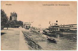 ELTVILLE - Landungsstelle Der Rheindampfer - - Eltville