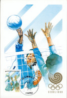 Korea MC Mk Volleyball Olympics Seoul 1988 Olympia Hn04 - Volleybal
