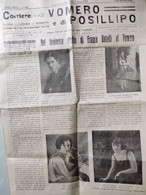 Italia Newspaper Giornale Napoli Corriere Del Vomero E Di Posillipo 1930 Franco Batelli VILLA LUCIA Floridiana - Autres & Non Classés