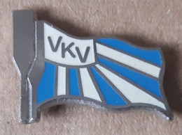 Rowing  Club VKV Vukovar Croatia Vintage Enamel Badge Pin - Rudersport