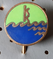 Rowing  Federation Of Germany Vintage Enamel Badge Pin - Rowing