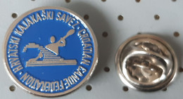 Rowing  Croatia Canue Federation Badge Pin - Rowing