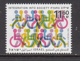 2017 Israel Handicapped Integration Health Complete Set Of 1 MNH @ BELOW FACE VALUE - Unused Stamps (without Tabs)